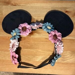 Tokyo Disney Resort Floral Mouse Ears Headband - *RARE*